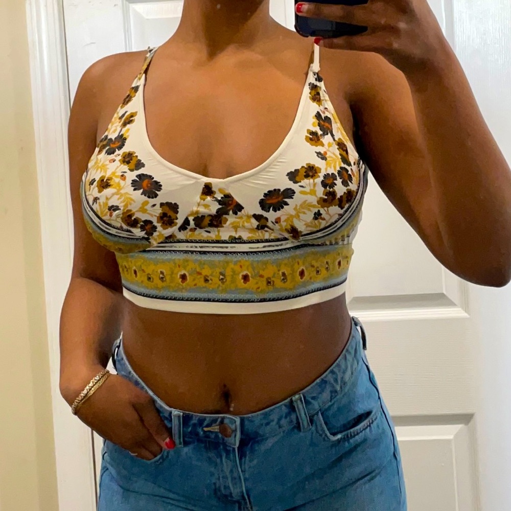 Floral crop top